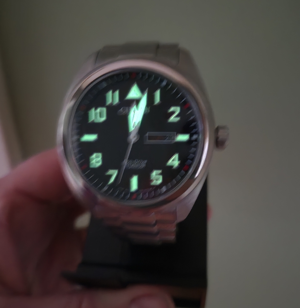 Citizen Garrison Titanium Eco Drive Watch 43mm Black Dial - Picture 3 of 13